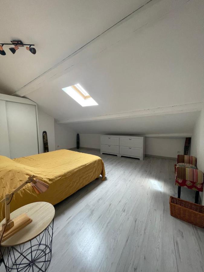 Appartement climatisé centre-ville de narbonne dans comble 4 couchages Esterno foto